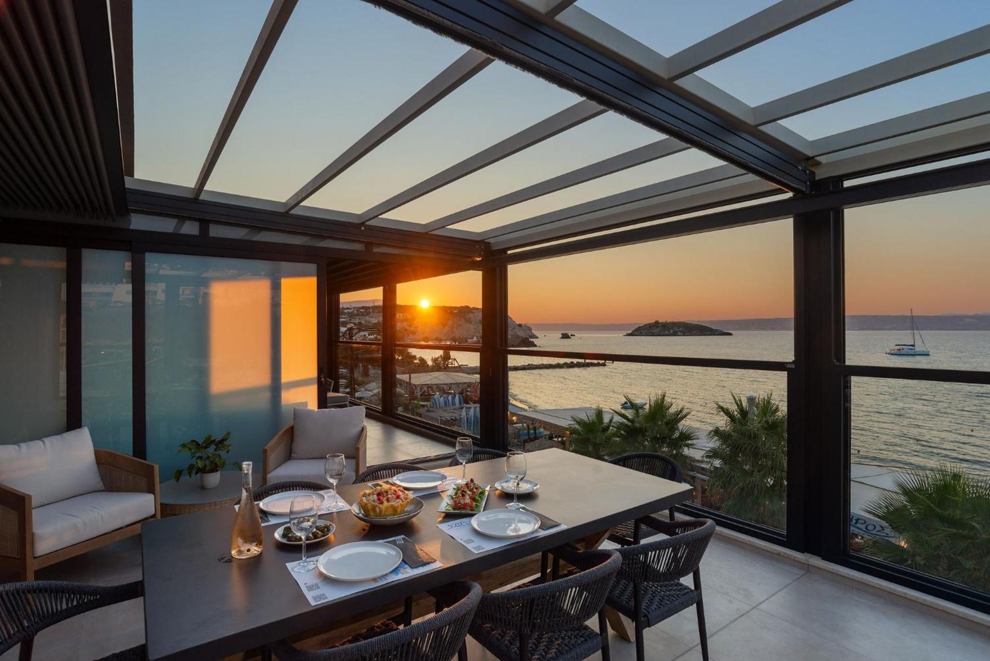 Peristeres Luxury Apartment Next To The Sea - By Apokoras Villas Алмирида Экстерьер фото