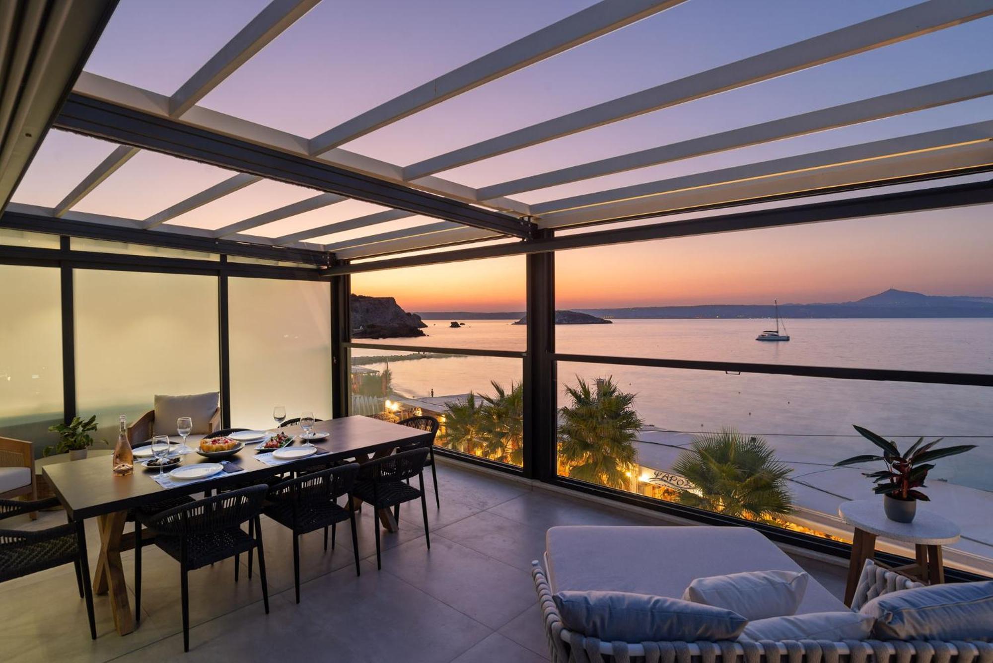 Peristeres Luxury Apartment Next To The Sea - By Apokoras Villas Алмирида Экстерьер фото