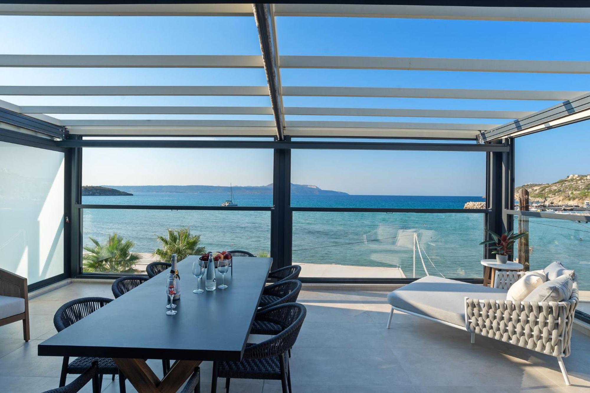 Peristeres Luxury Apartment Next To The Sea - By Apokoras Villas Алмирида Экстерьер фото